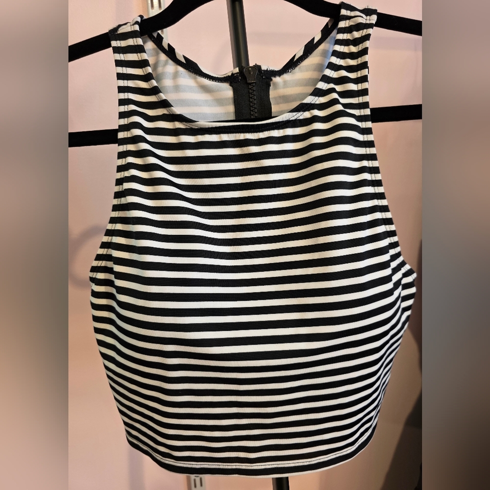 Beach Betty High Neck Bikini Swim Top Size M